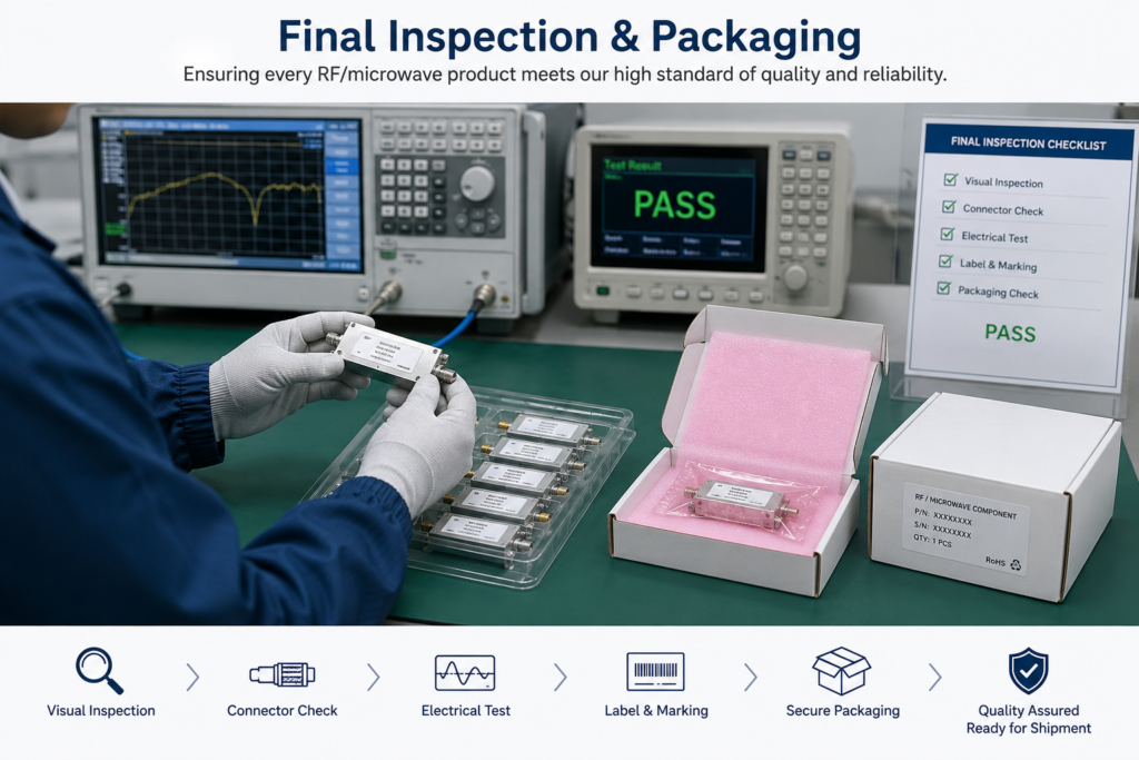 final inspection & packaging