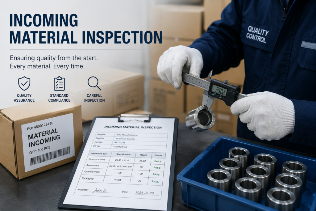 incoming material inspection